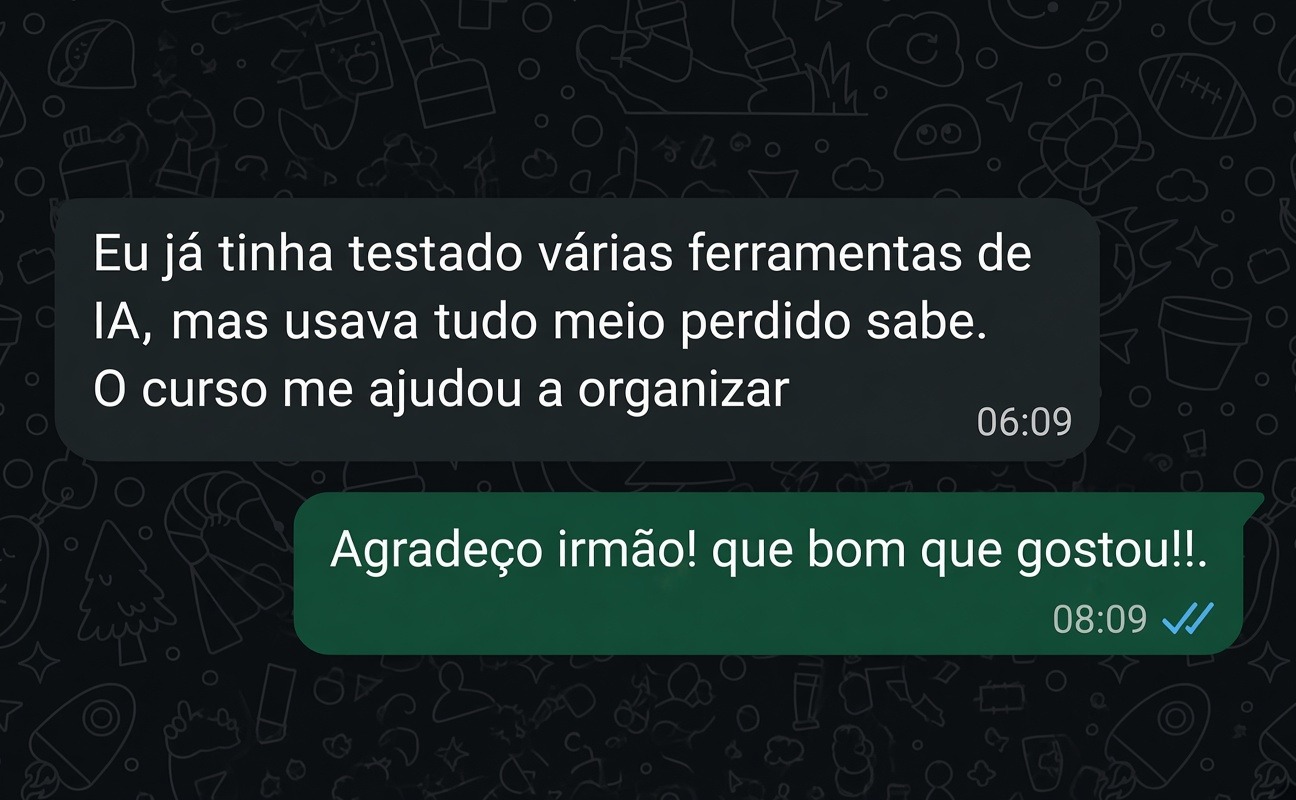 Relato de aluno em conversa, imagem 5 de 5